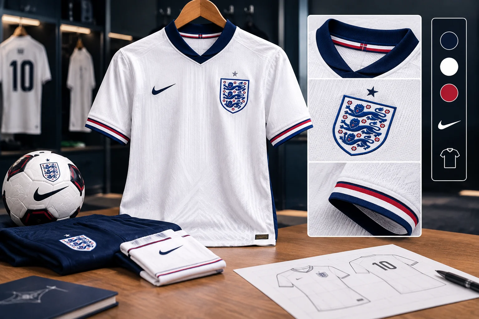 england football kit