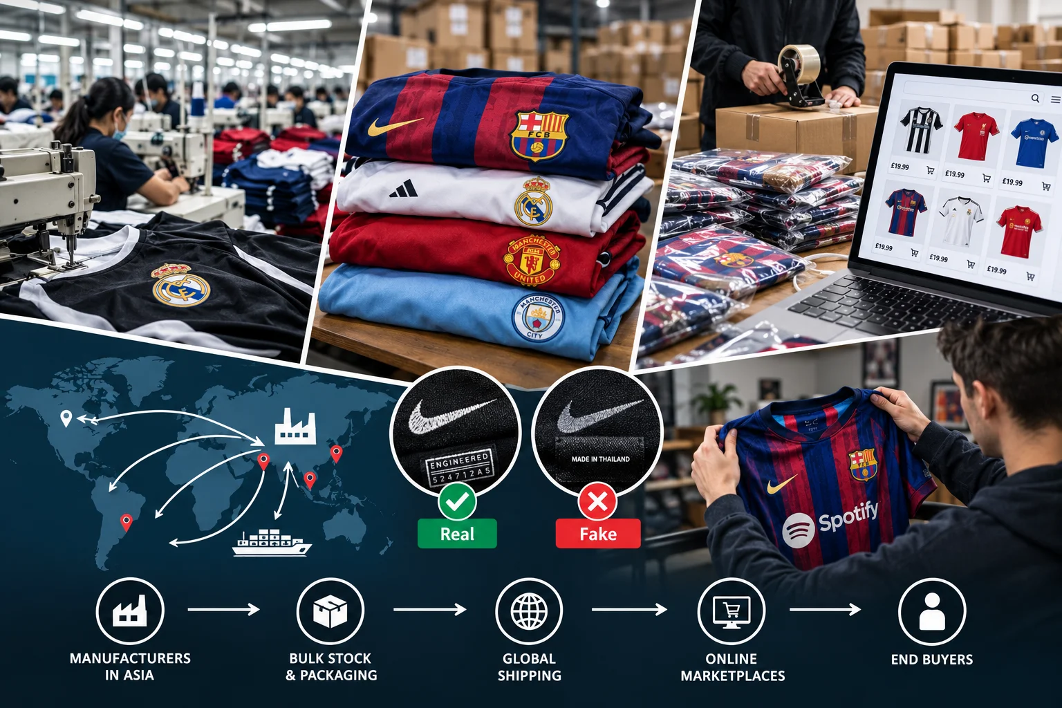 How the Replica Kit Market Works